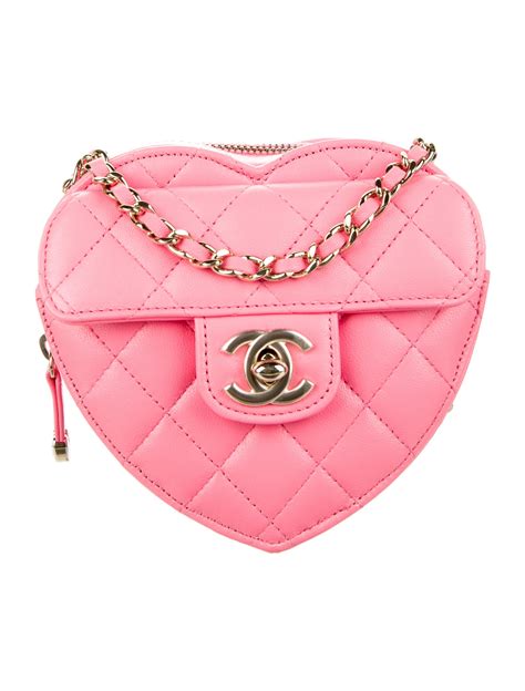 chanel bag heart|Chanel heart bag 2022.